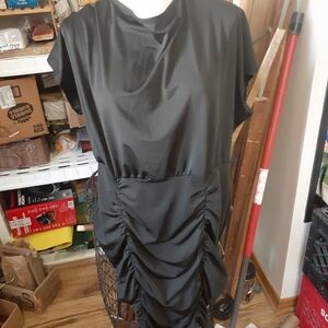 NNT Body Black XL Mini dress Cover UP Vacation Party Dress Bodycon